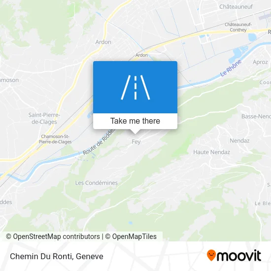 Chemin Du Ronti map