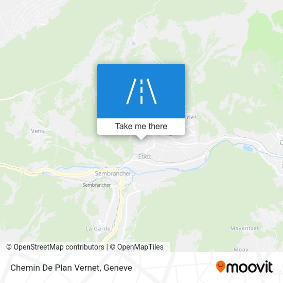 Chemin De Plan Vernet map