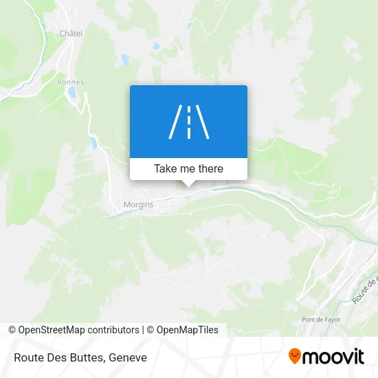 Route Des Buttes map