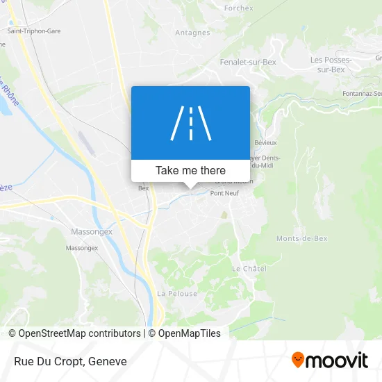 Rue Du Cropt map