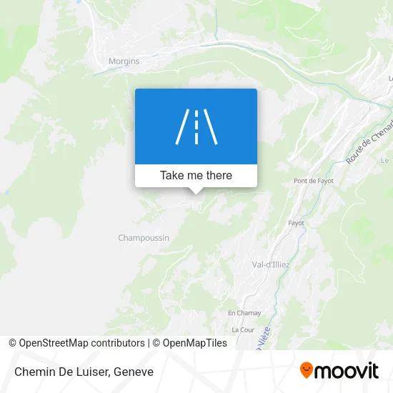 Chemin De Luiser map