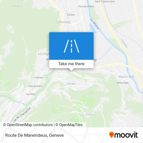 Route De Mareindeux map
