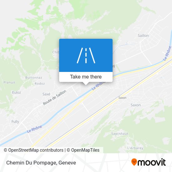Chemin Du Pompage map