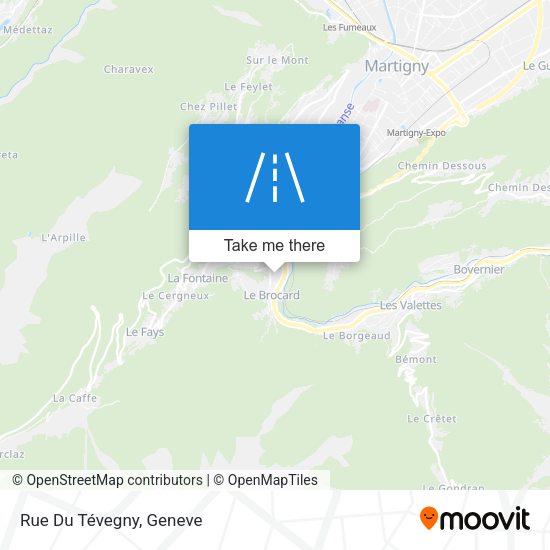 Rue Du Tévegny map