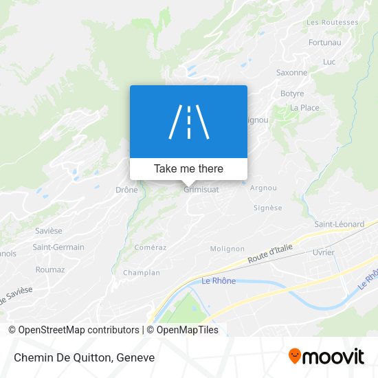 Chemin De Quitton map