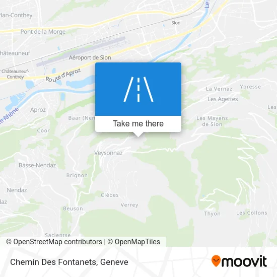 Chemin Des Fontanets map