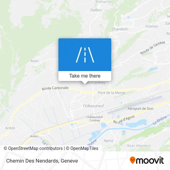 Chemin Des Nendards map