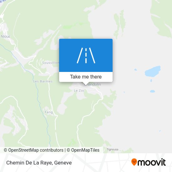 Chemin De La Raye map