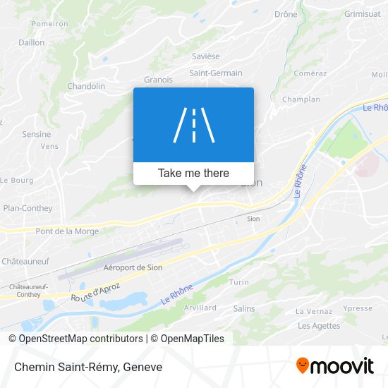 Chemin Saint-Rémy map