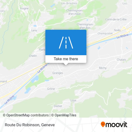 Route Du Robinson map