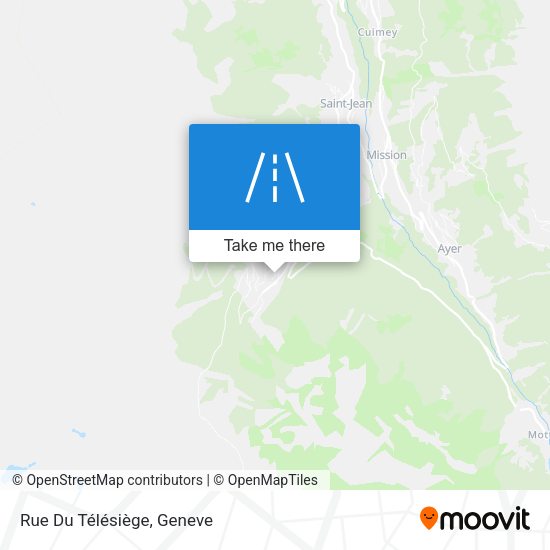 Rue Du Télésiège map