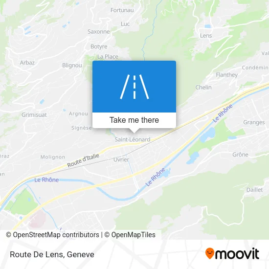 Route De Lens plan