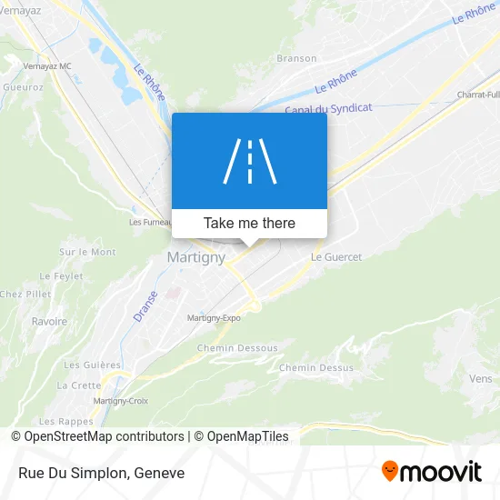 Rue Du Simplon map