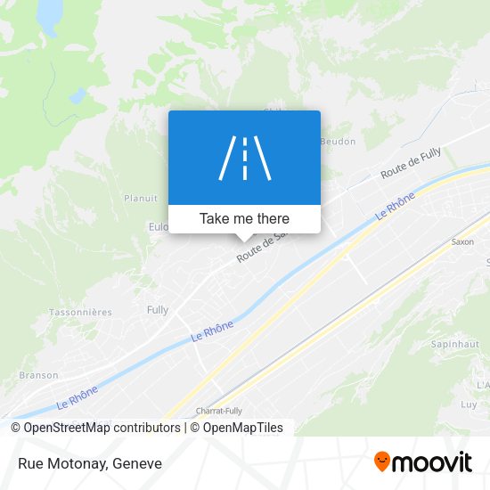 Rue Motonay map