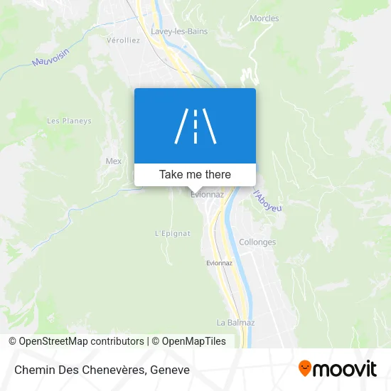 Chemin Des Chenevères map