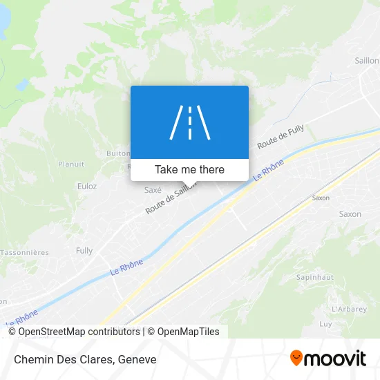 Chemin Des Clares map