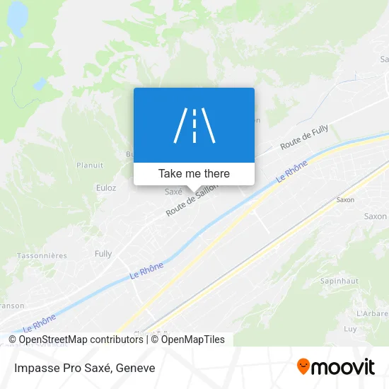 Impasse Pro Saxé map