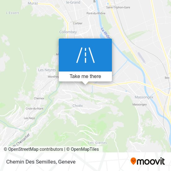 Chemin Des Semilles map
