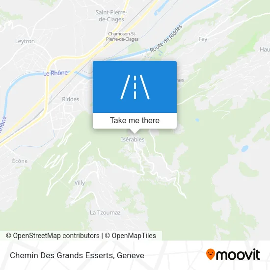 Chemin Des Grands Esserts map