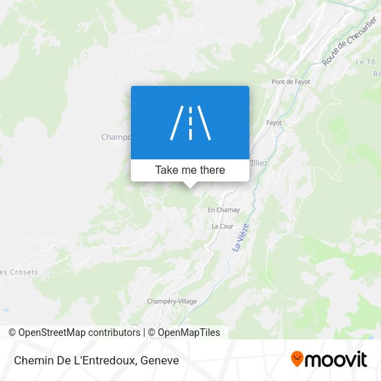 Chemin De L'Entredoux map