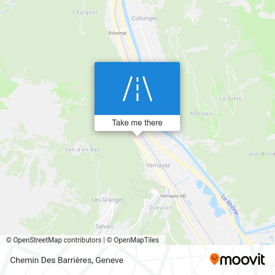 Chemin Des Barrières map