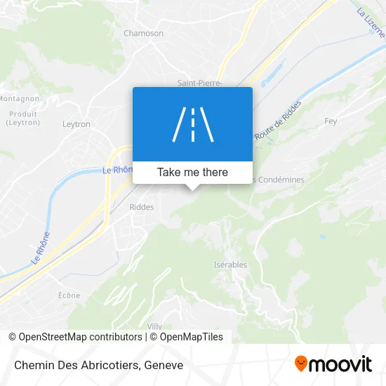 Chemin Des Abricotiers map