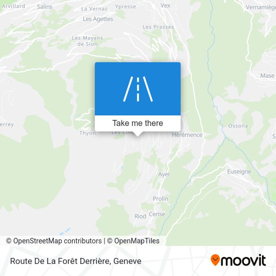 Route De La Forêt Derrière map