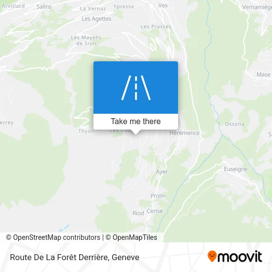Route De La Forêt Derrière map