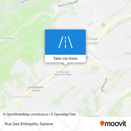 Rue Des Entrepôts plan
