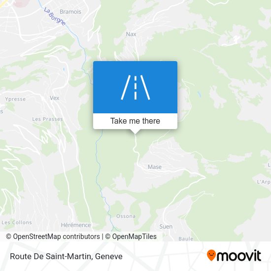 Route De Saint-Martin map