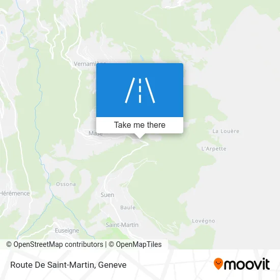 Route De Saint-Martin map