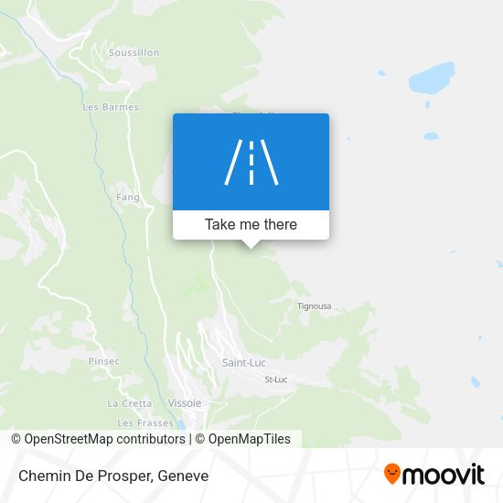 Chemin De Prosper map
