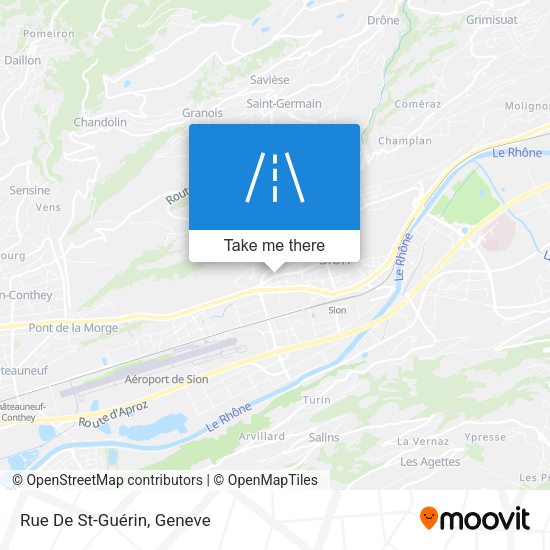Rue De St-Guérin map