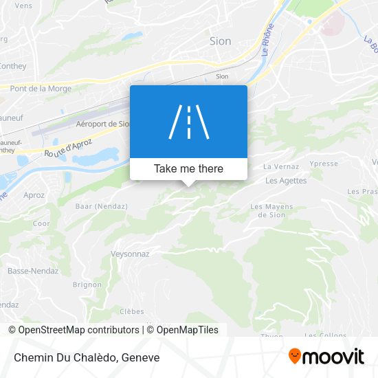 Chemin Du Chalèdo map