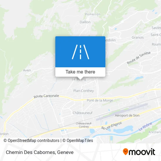 Chemin Des Cabornes map