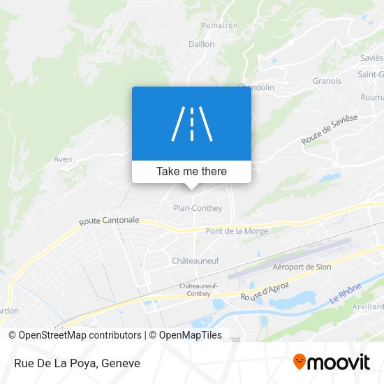 Rue De La Poya map