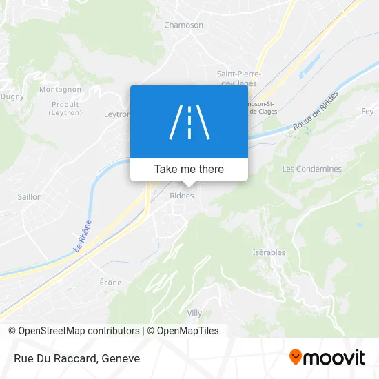 Rue Du Raccard map
