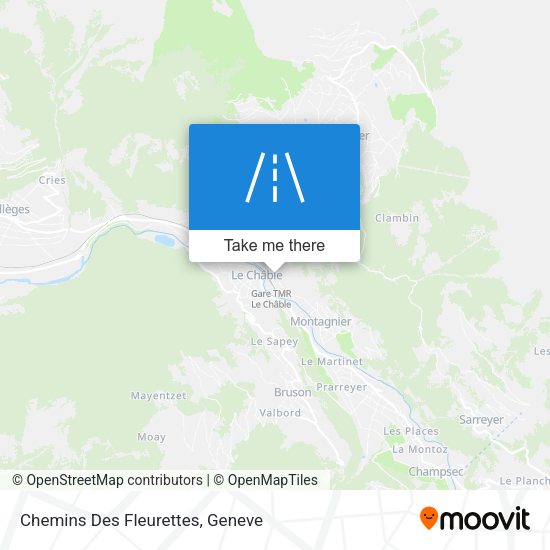 Chemins Des Fleurettes map