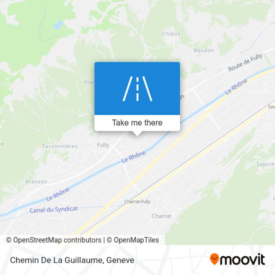 Chemin De La Guillaume map