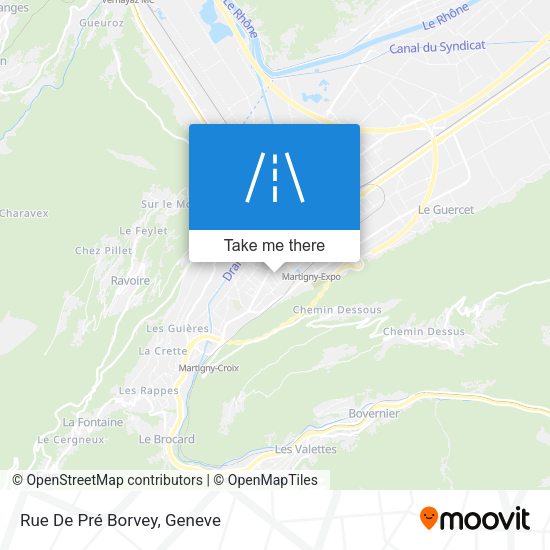 Rue De Pré Borvey map