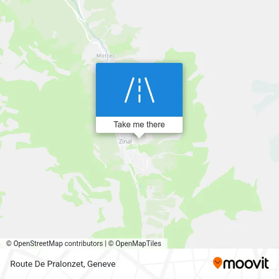 Route De Pralonzet map