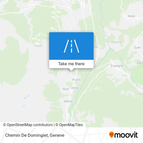 Chemin De Domingiet map