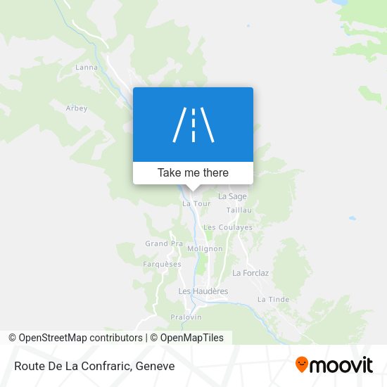 Route De La Confraric map
