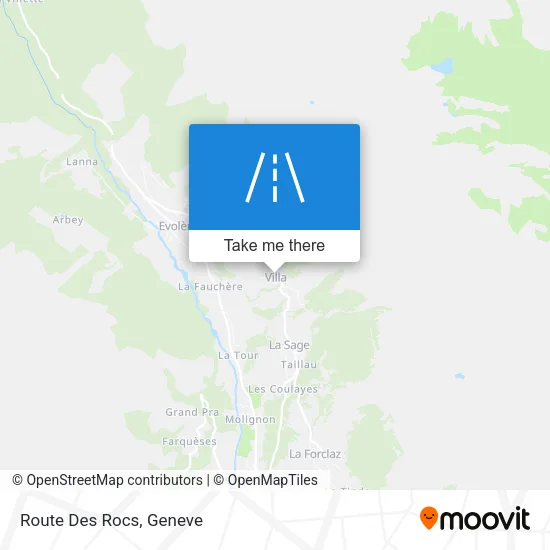 Route Des Rocs map