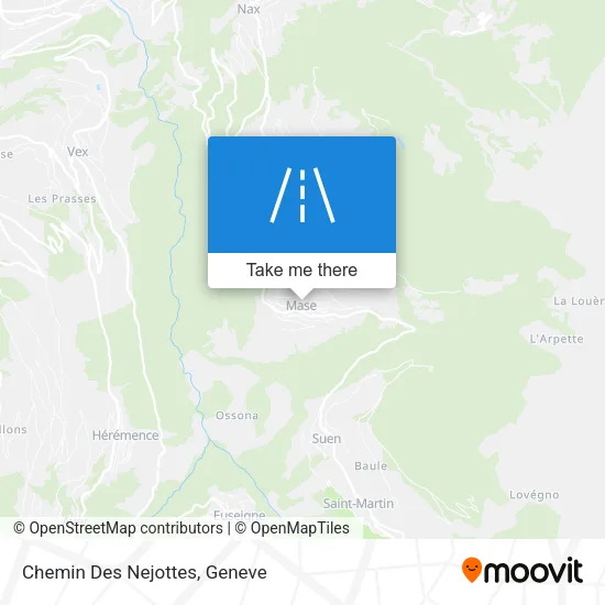 Chemin Des Nejottes map