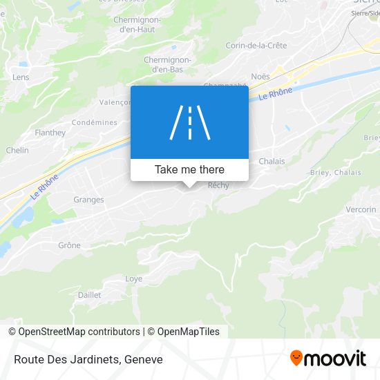 Route Des Jardinets map