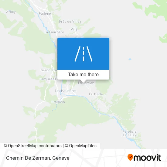 Chemin De Zerman map