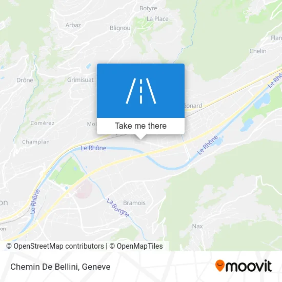 Chemin De Bellini map