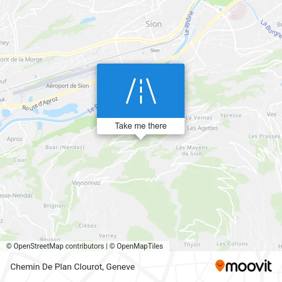 Chemin De Plan Clourot map