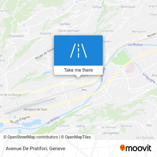 Avenue De Pratifori map